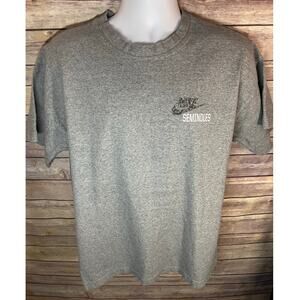 NIKE FSU SEMINOLES SHIRT — Florida State University Heather Grey Tee Men's Large